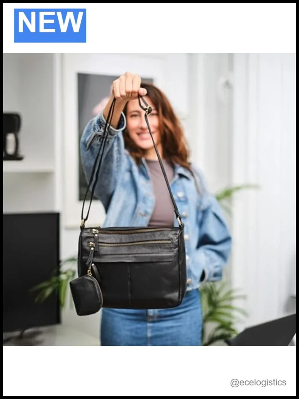 Genuine Leather Small Crossbody Bag for Women Handcrafted